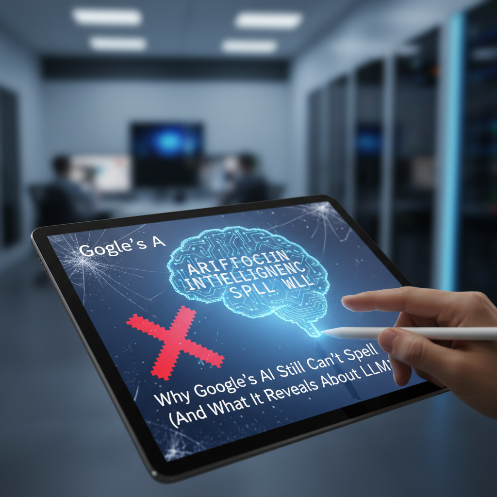 Why Google's AI Still Can't Spell (And What It Reveals About LLMs)